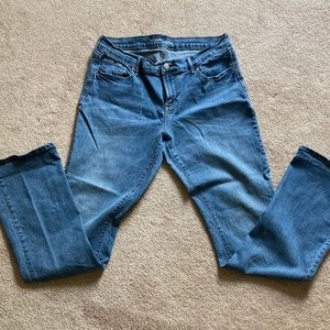 12 Long, Old Navy mid-rise bootcut jeans